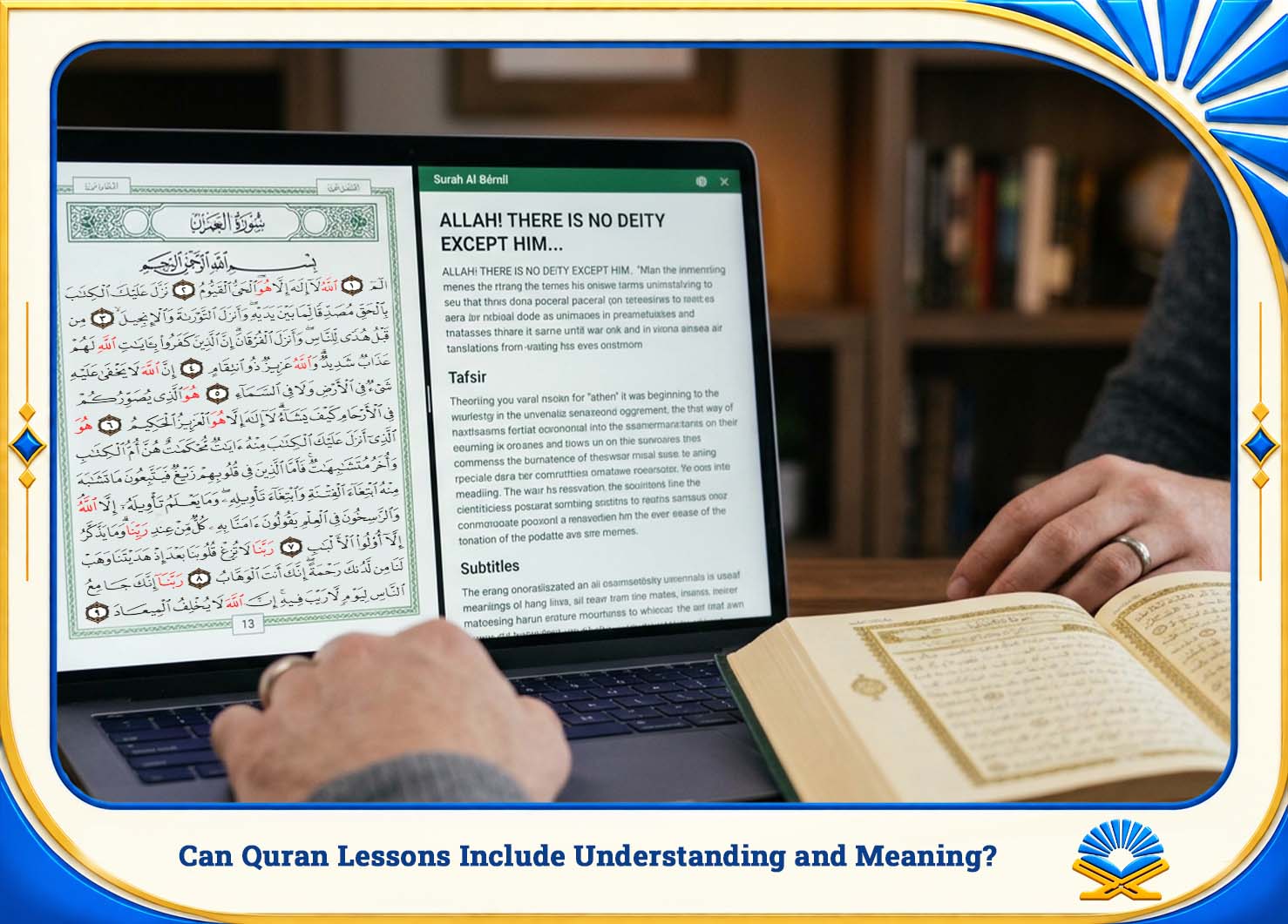 Can Quran Lessons Include Understanding and Meaning?